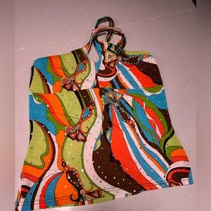 70s Style Sleeveless Top